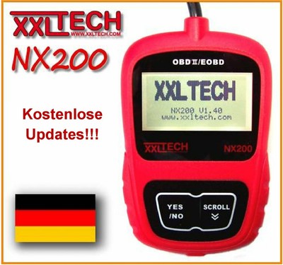 XXL Tech NX200 Diagnosegerät geeignet für Audi VW Skoda Seat Mazda Renault Dacia