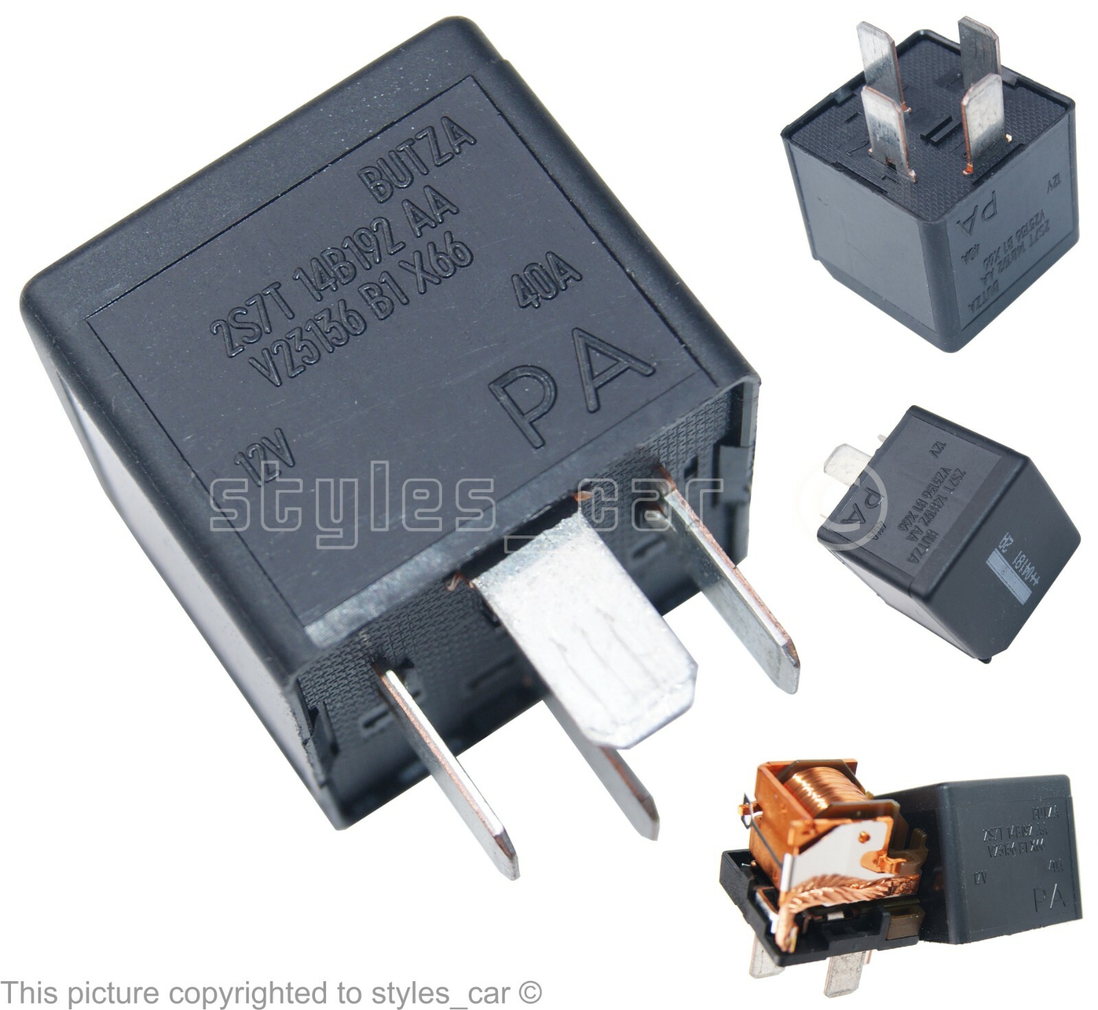 2S7T14B192AA Genuine Ford Mondeo Fiesta Focus Cmax 4-Pin