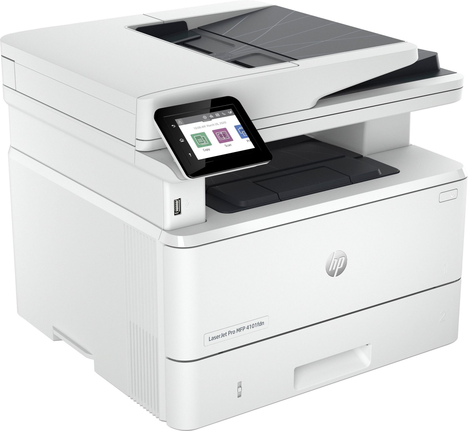 HP Multifunktionsdrucker LaserJet MFP 4102fdn USB LAN Scannen Fax Duplex B-WARE - Bild 2 von 4