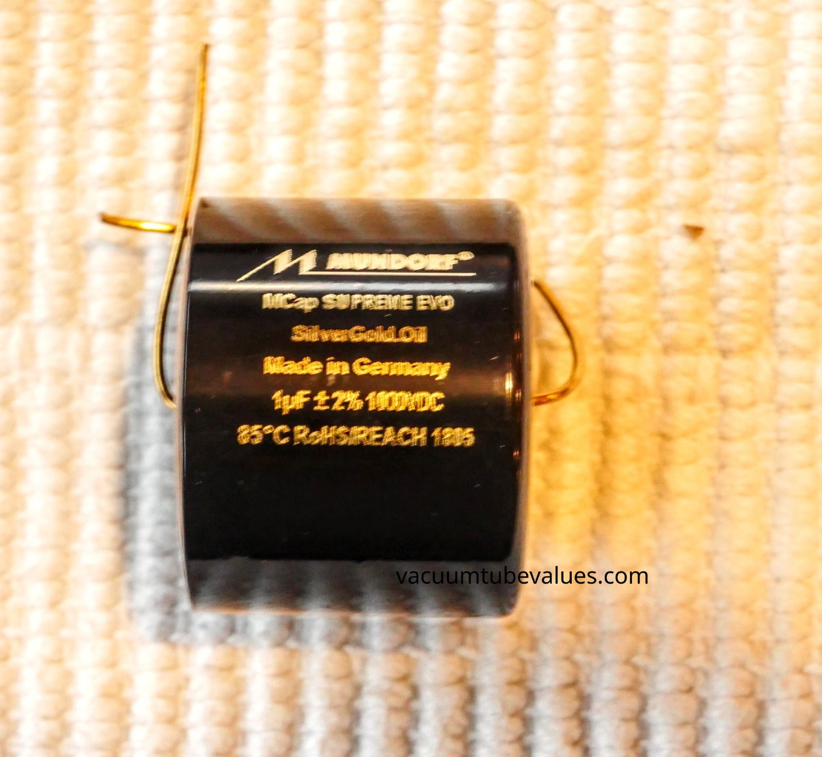Mundorf Evo-SilverGold.Oil-1.50μF Mundorf Capacitor 1.50uF 450Vdc MCap® EVO SilverGoldOil