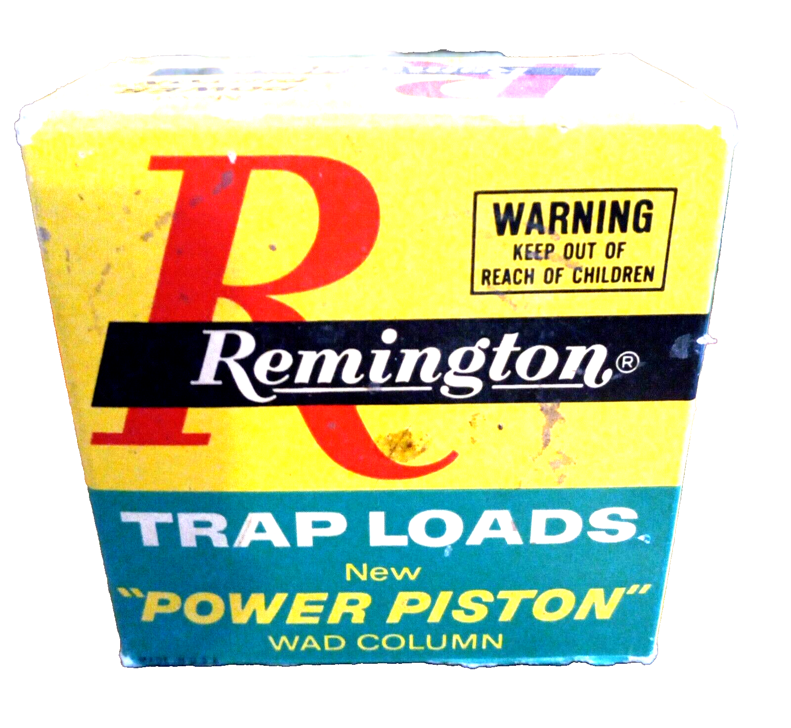 Remington Trap Load Power Piston Wad Column Shotgun Shell box empty 12 ga