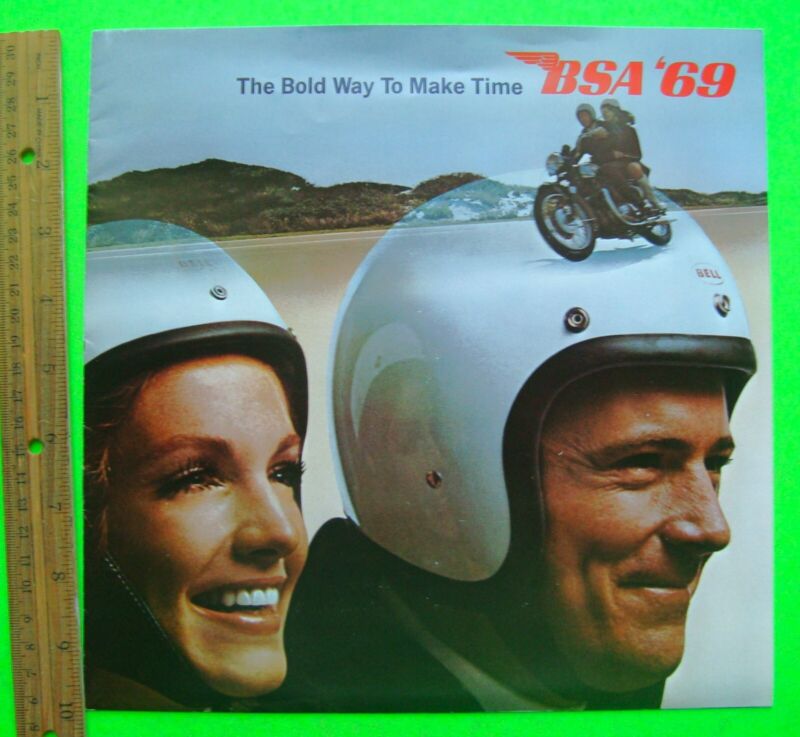1969 BSA MOTORCYCLE BIG DLX 12-p FULL LINE BROCHURE Thunderbolt ROCKET Scrambler