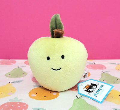 Jellycat FABULOUS FRUIT APPLE Plush Soft Squishy Fun Cute Stuffed