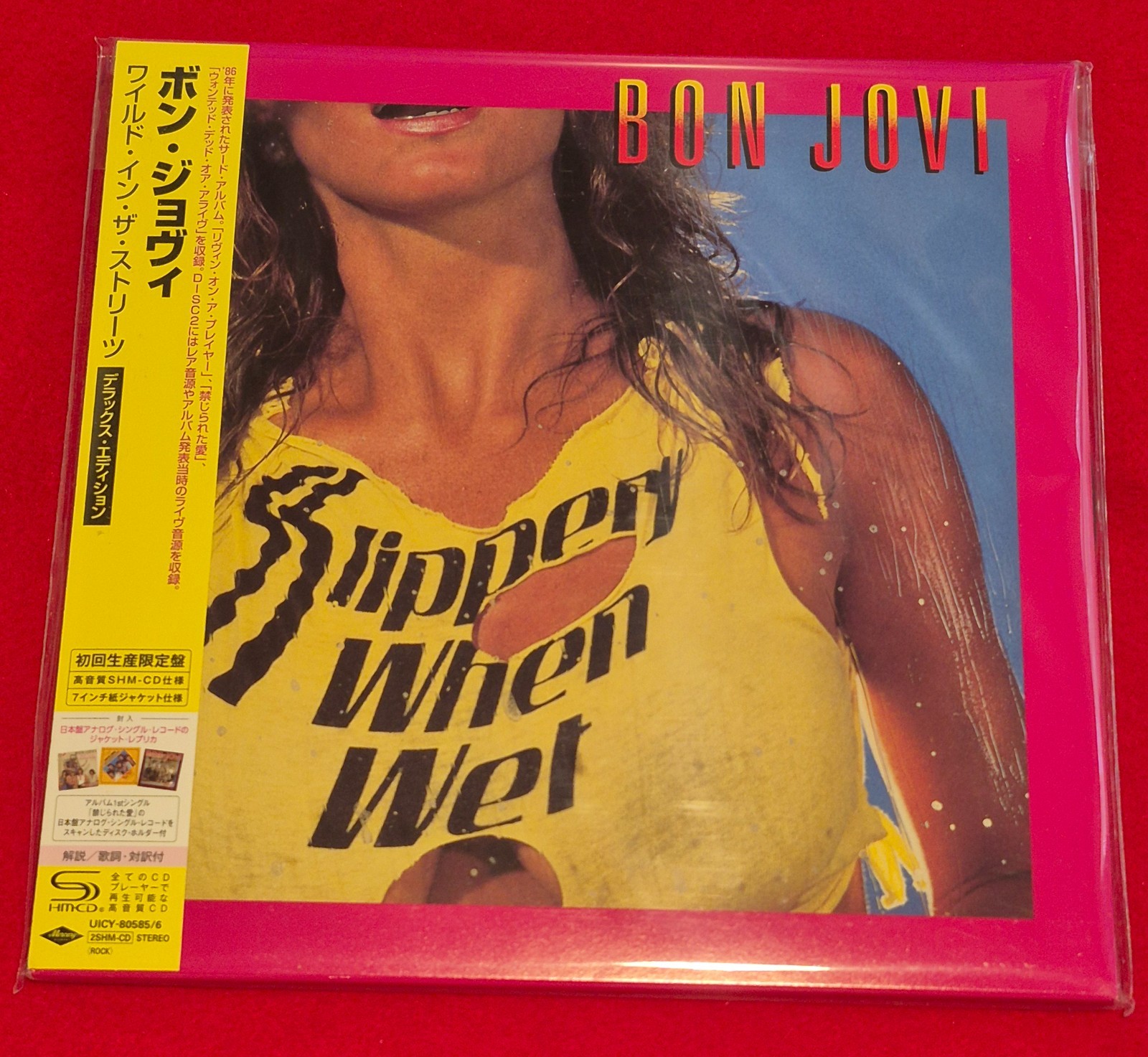 BON JOVI - Slippery When Wet - Japan Mini LP Deluxe SHM 7