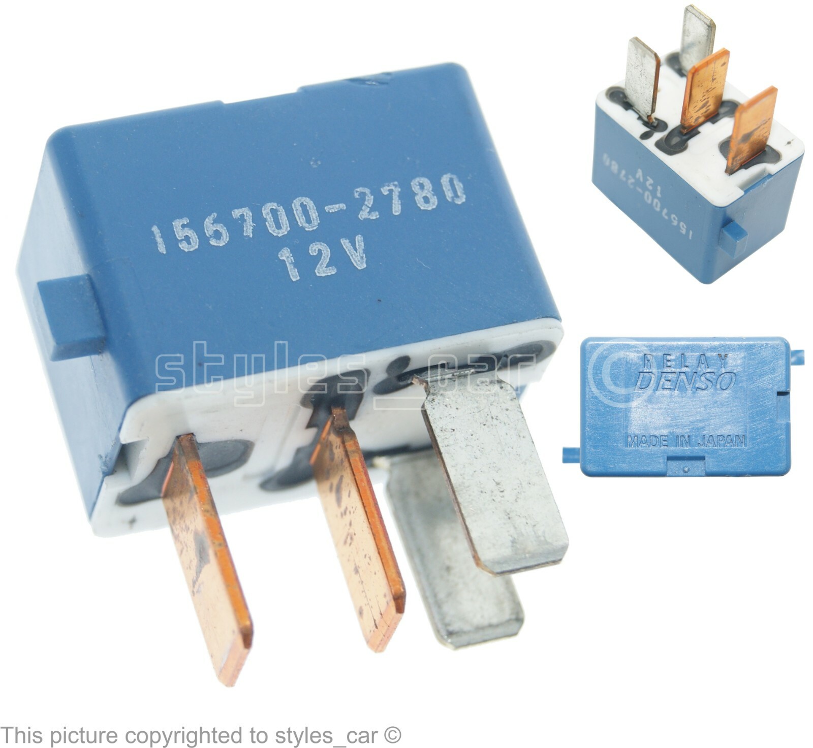 メガネ CARINlaurence paulCARIN LEMON Lemon C4 L345 Suzuki (2008-2017) Multi-Purpose 4-Pin Blue Relay Denso