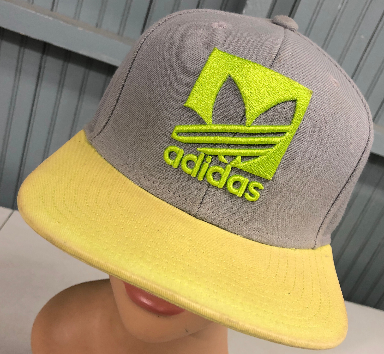 vintage adidas スエードメッシュキャップ Adidas Two Tone Gray Snapback Baseball Cap Hat | eBay