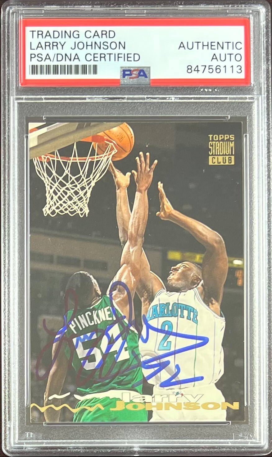 その他 LARRY JOHNSON auto 2022-23 LARRY JOHNSON AUTO PANINI PRIZM SIGNATURES