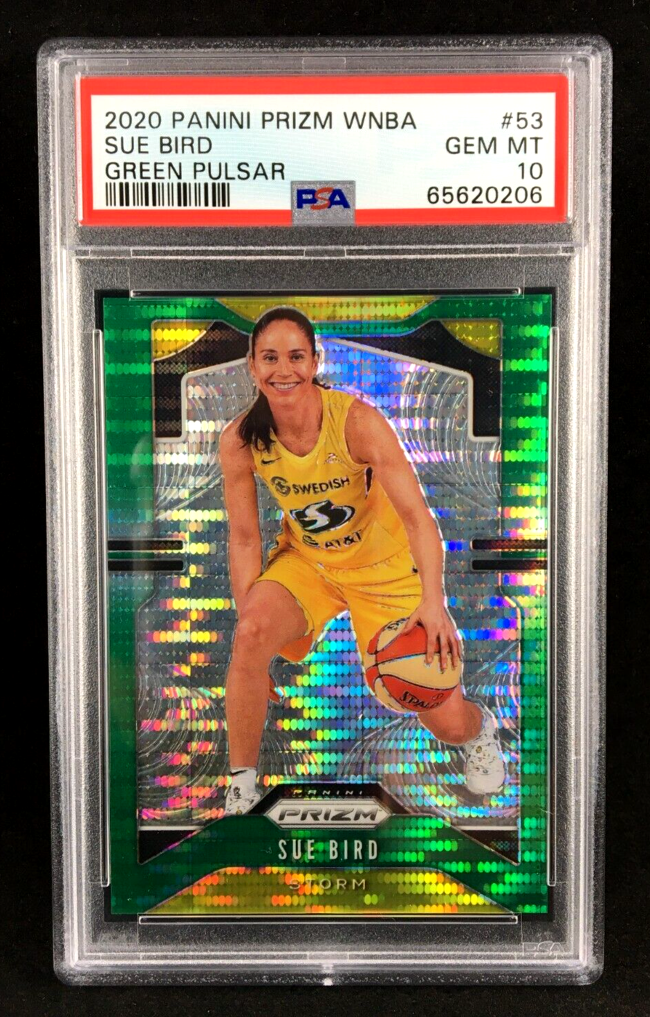 WNBA Sue Bird サインカード 2023 Panini Prizm WNBA SUE BIRD SIGNATURES AUTO SILVER MOJO