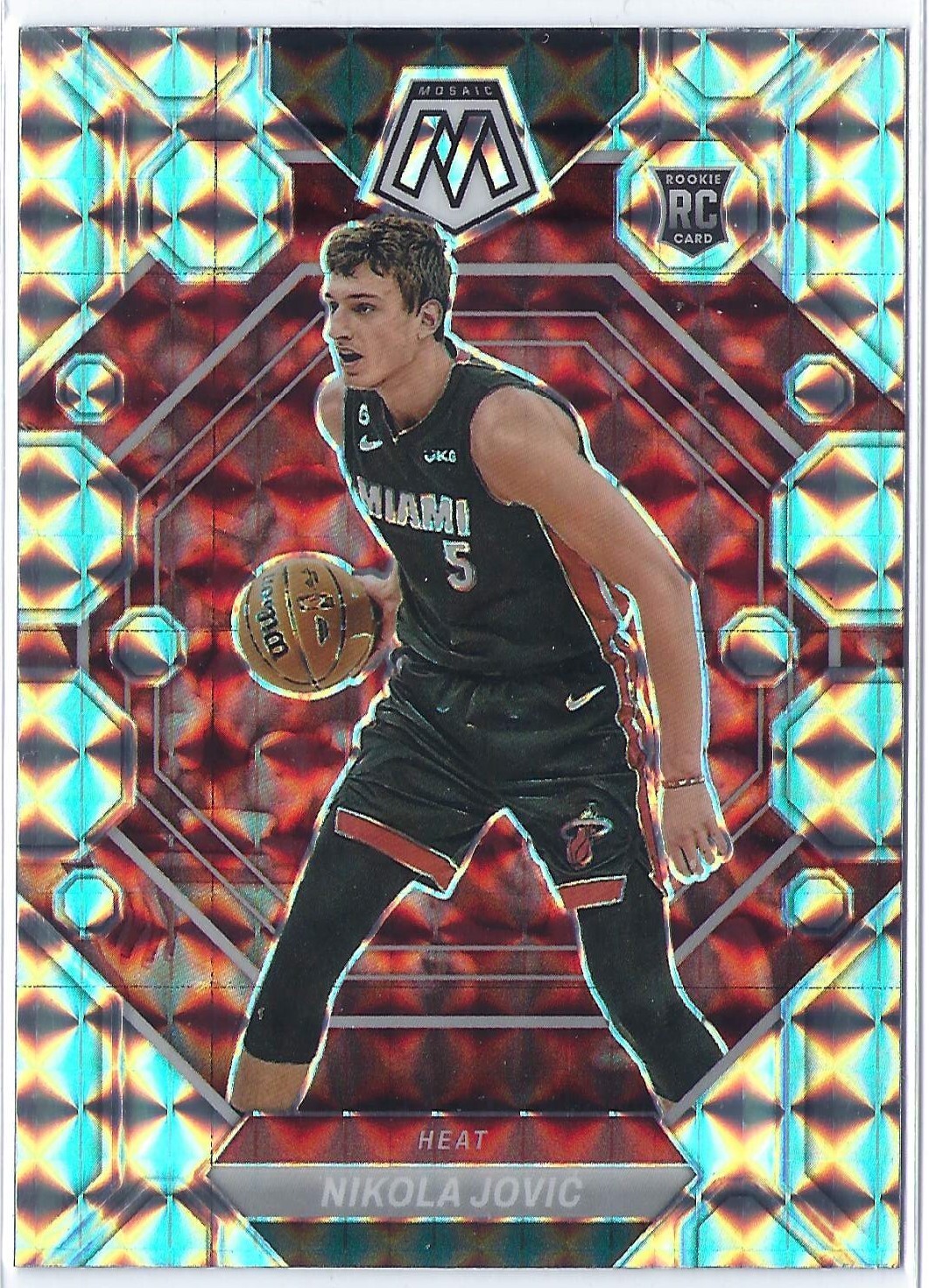 Nikola Jović RC auto silver prizm 2023-24 Panini Phoenix Nikola Jovic Crusade Silver Auto #CS