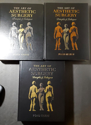 The Art Of Aesthetic Surgery Principles & Techniques Foad Nahai 3 volume set