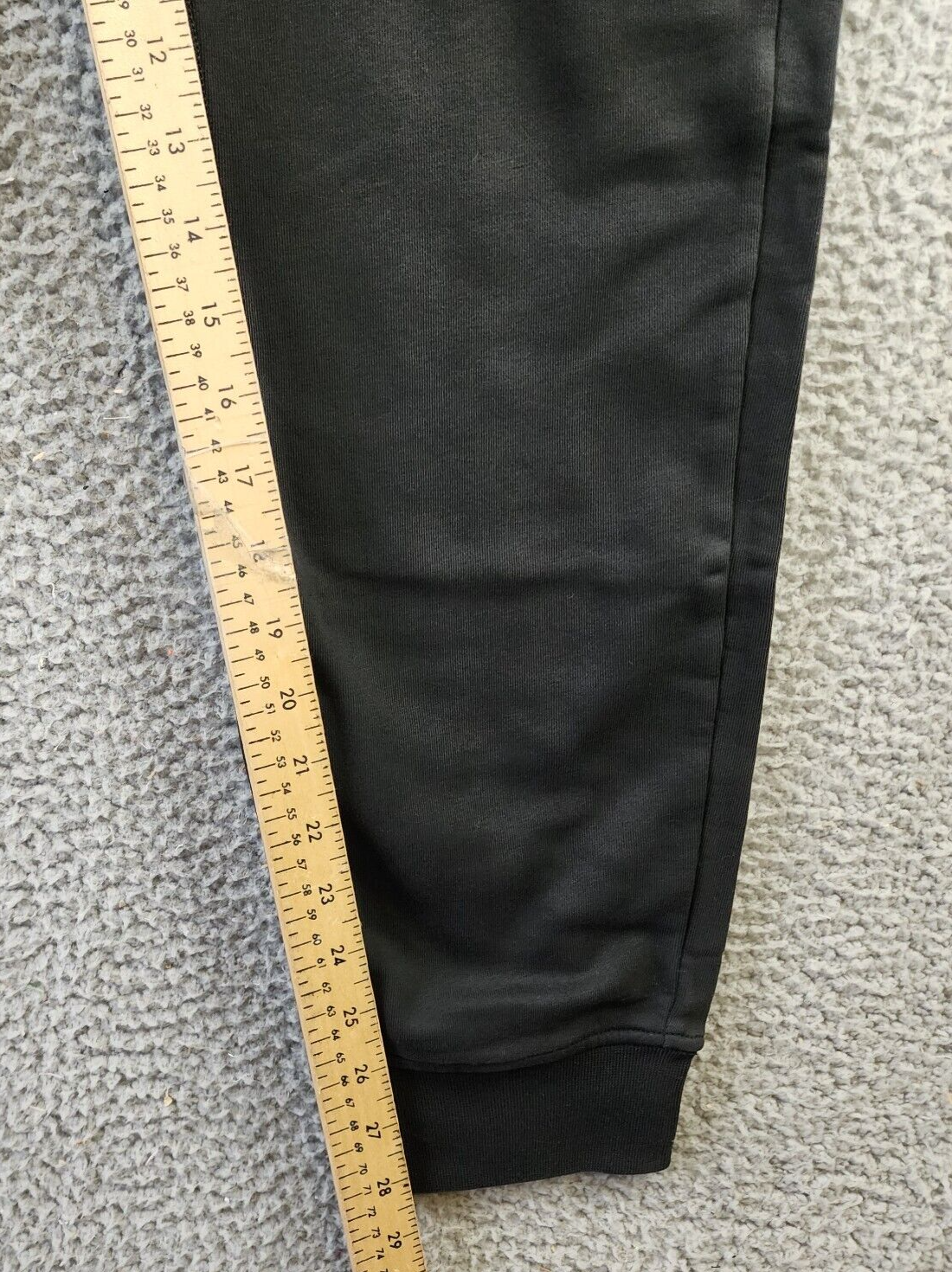 STONE ISLAND Fleece Cargo Jogger Pants Men's Black Pocket STONE ISLAND Fleece Cargo Jogger Pants Men's Black Pocket