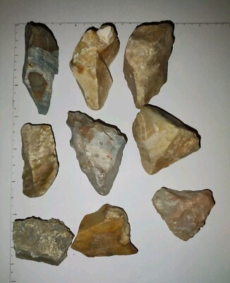15.2oz Banded Chert Stripe Jasper Caboch 1&2+'' Flint Chunk Jewlery Polish MR-2
