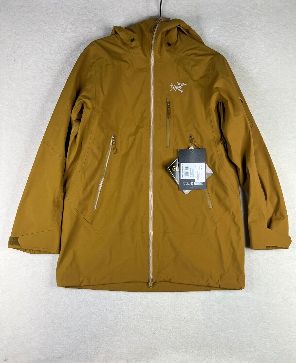 Pre-owned Arc'teryx Sentinel Relaxed Jacket Women's Size Small Yukon Gold Goretex Ski