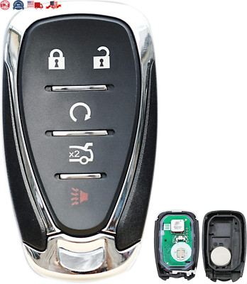 Replacement Car Key Fob for 2016-2021 Chevy Camaro Cruze, Malibu 5 Button HYQ4EA