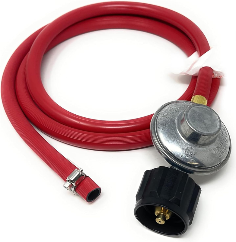 Low Pressure Propane Regulator and Hose Connection Kit for LP Gas Grill Heater