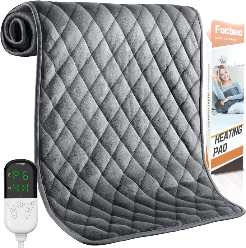 For Back Pain Relief, 17''x33'' Extra Large Electric Heating