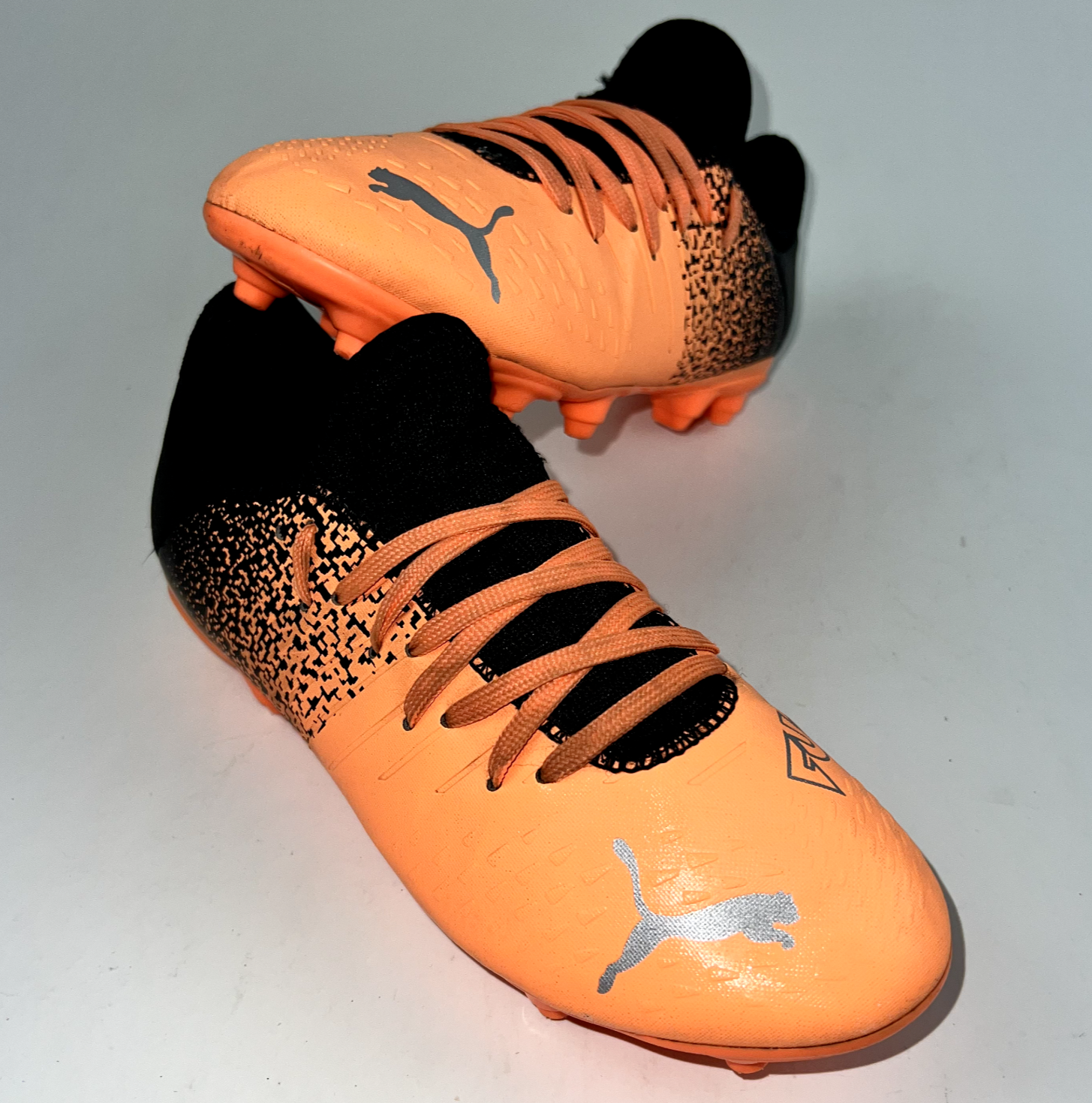 Puma Future Creator Zones 106777-01 Neon Orange Youth US 3.5