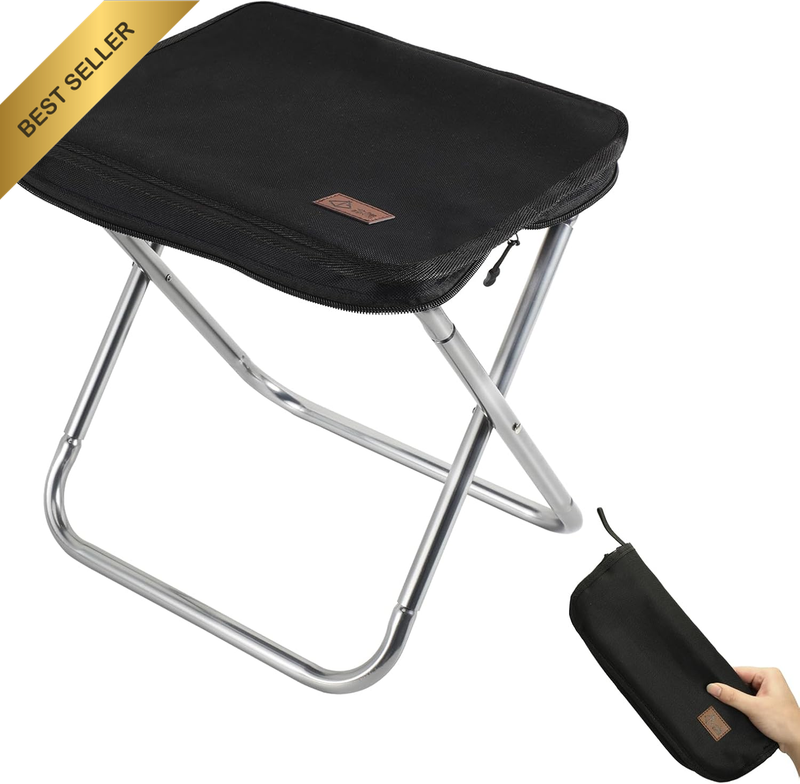 Camping Stool，Portable Foldable Stool Adult Collapsible Chairs for Fishing Outdo