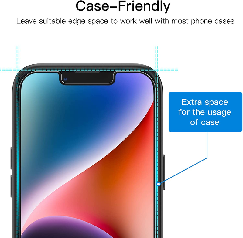 Privacy Screen Protector for iPhone 16e 2025, iPhone 14 6.1-Inch, Anti Spy Tempe