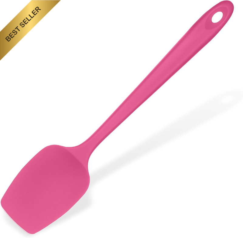 Heat Resistant Silicone Spoon Spatula:  315℃ High Heat Flexible 11.38In Silicon