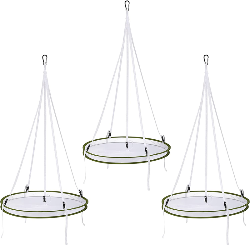 Platform Hanging Tray Mesh Bird Feeder At