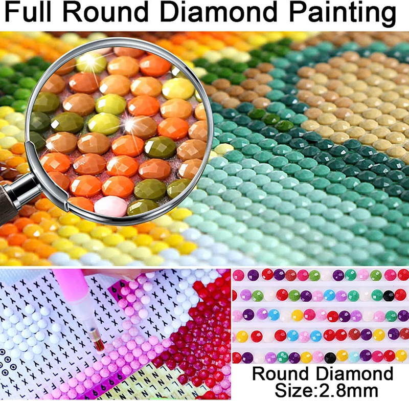 Christmas Diamond Painting Kits for Adults,5D DIY Diamond Art for Adults Beginne