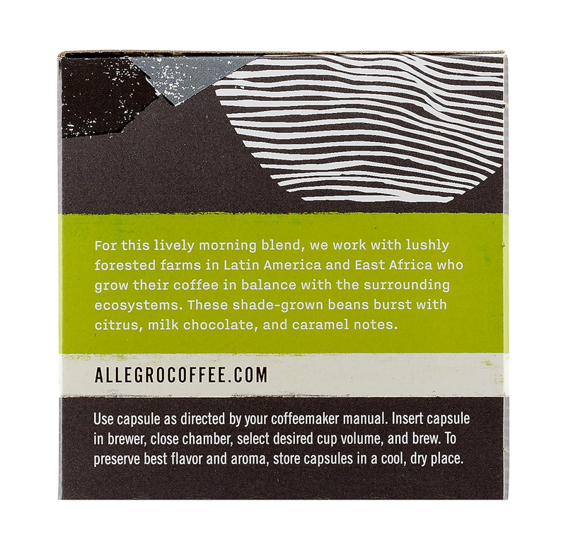 , Coffee Breakfast Blend Pods Organic 10 Count, 3.8 Ounce
