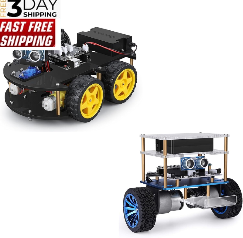 UNO R3 Project Smart Robot Car Kit V4 Tumbller Self-Balancing Robot Car Kit Comp
