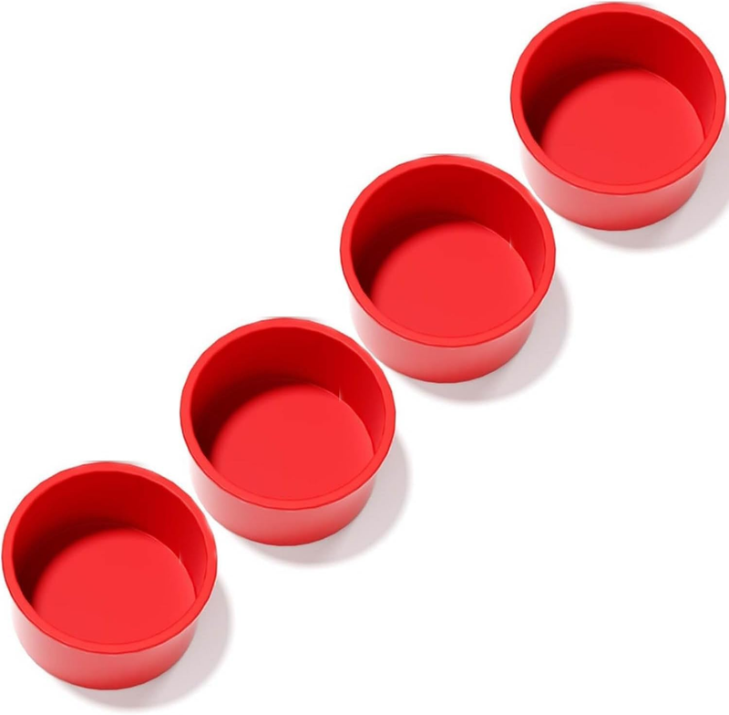 4 Inch Cake Pans- Non-Stick round Cake Pans, Silicone Cake Molds for Smash Cakes