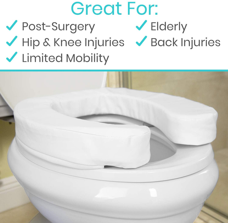 Cushion Soft Raiser Foam Padded Bathroom Asiento Del Bano