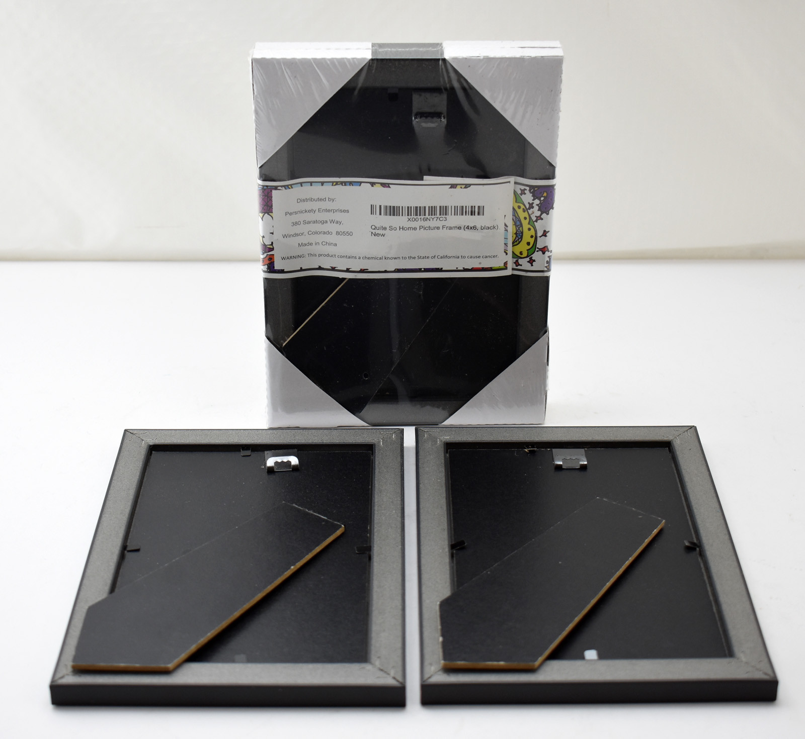 Set of 4 Quite So Home Black Picture Frames 4