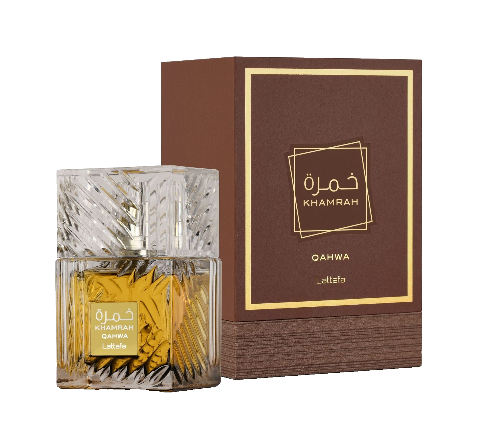 Lattafa Khamrah Eau de Parfum 100ml ドバイ Lattafa Khamrah QAHWA 100ml/3.4 oz Eau De Parfum Spray