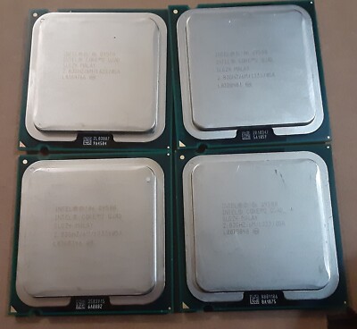 Lot of 4 Intel Core 2 Quad Q9500 2.83GHz 6MB LGA 775 Desktop Processor SLGZ4