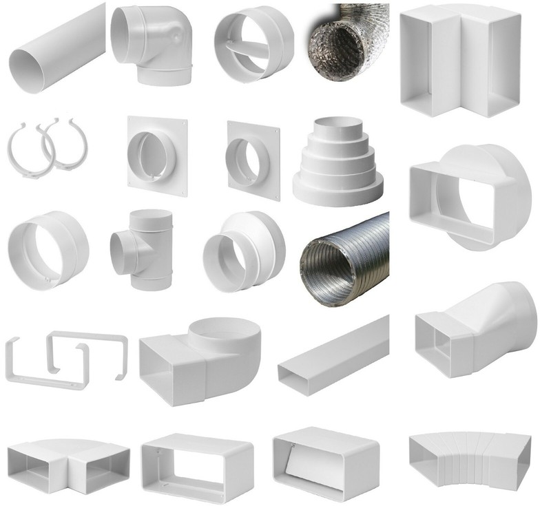 Flachkanal LÃ¼Ftungssysteme 220 X 90 Mm Dunstabzug Aluflexrohr Abluft Zuluft