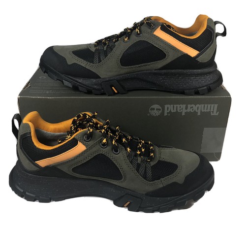 Timberland GARRISON TRAIL Dark Green Suede GTX LOW HIKER Men’s Size 8 NEW