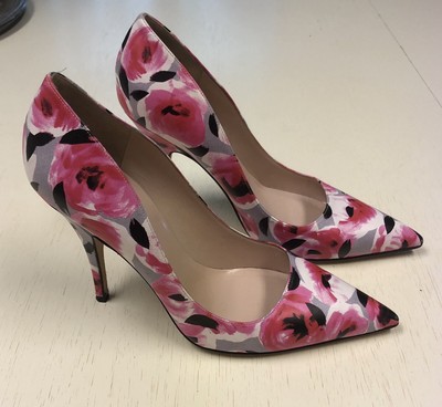 kate spade floral heels
