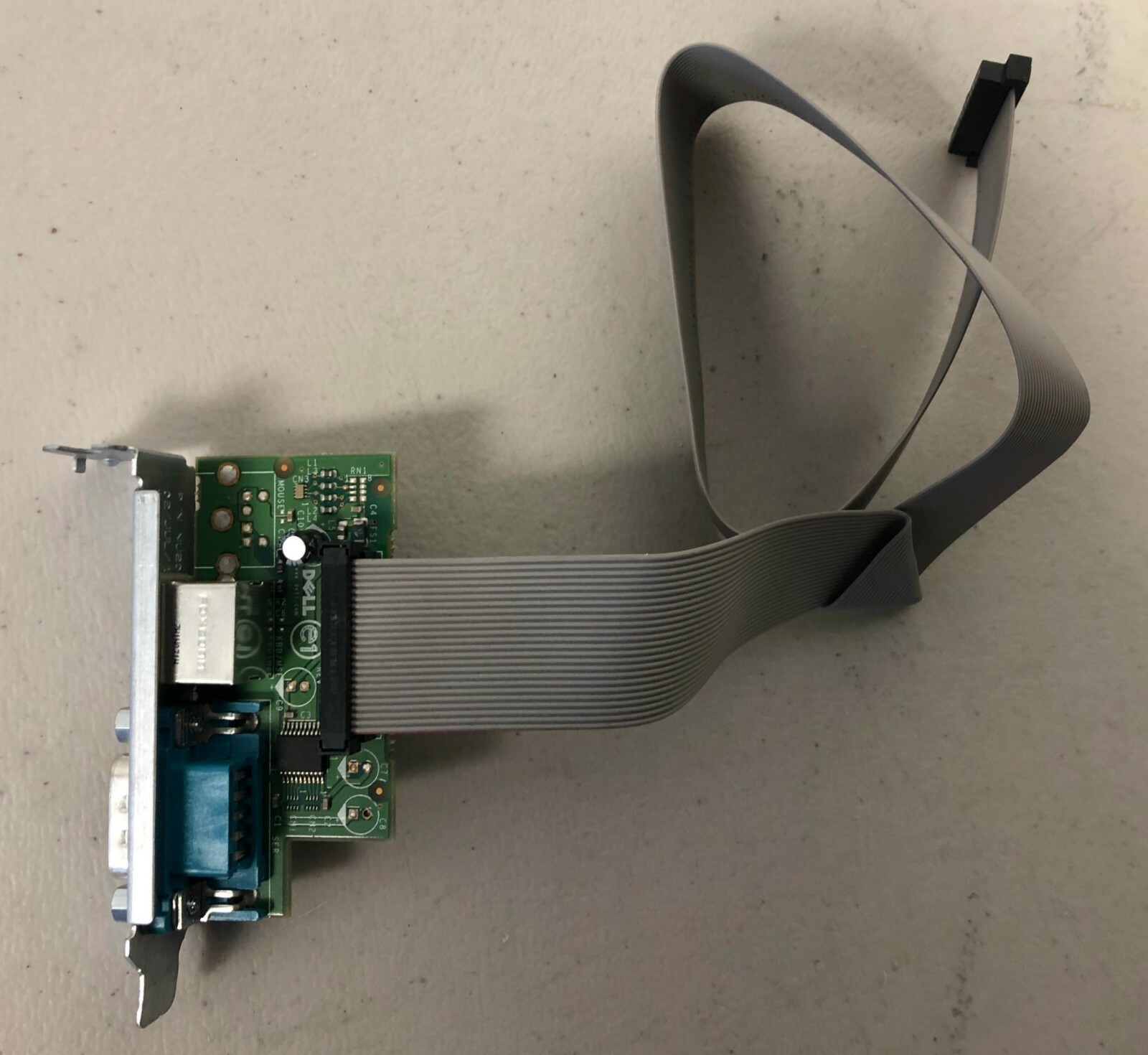 Dell Low Profile Serial Card, PS/2 Connection and DB9 w/ Interface Cable, 0Y73T