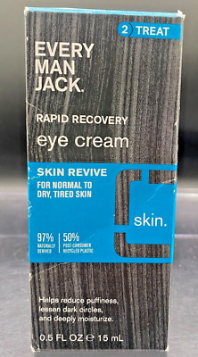 (1 Pack) Every Man Jack - Skin Revive & Eye Cream Revive - 0.5 Fl. Oz.