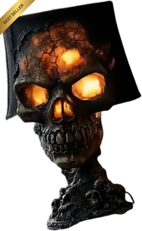 Halloween Special Night Light, 3D Skeleton Light, Energy-Saving LED Resin Skelet