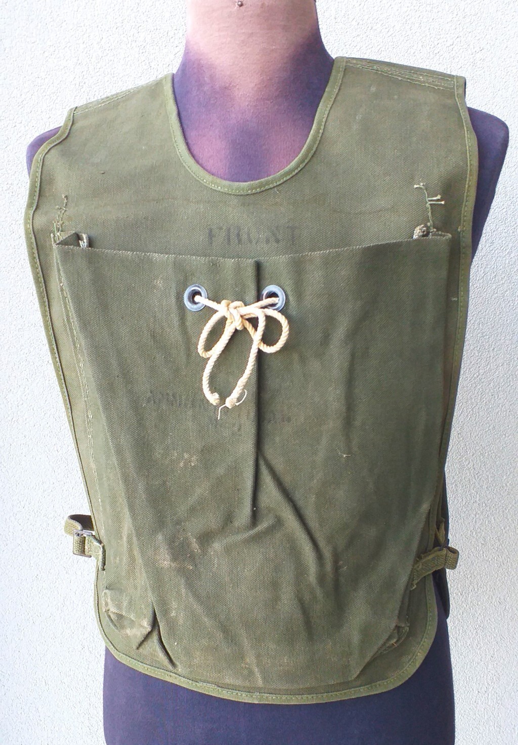 WWII Era US Army M2 Ammunition Carrying Bag or Vest O.D.