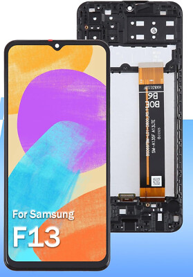 INCELL For Samsung F13 E135F E135F/DS LCD Display Touch Screen Replacement Frame