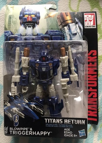 特撮 Transformers Generations Titans Return Triggerhappy and Blowpipe Amazon.com: Transformers Generations Titans Return