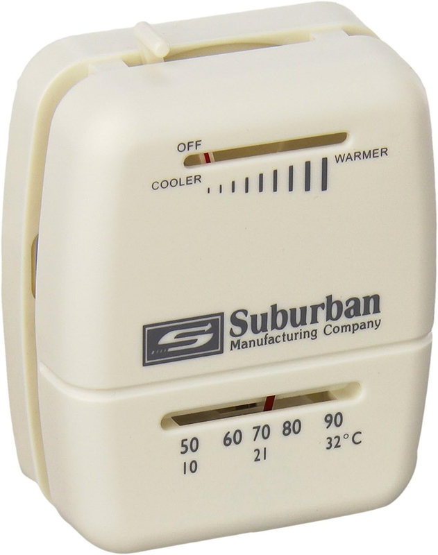 Suburban 161154 Wall Thermostat - Heat Only - White