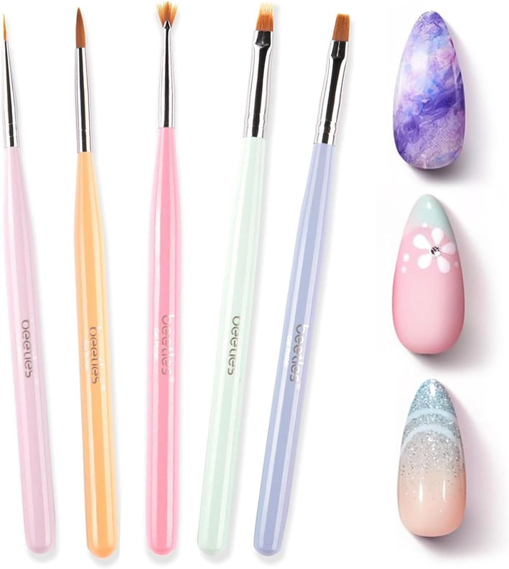 Nail Art Brushes Set Gel Polish Nail Art Design Pen Painting Tools with Detail B