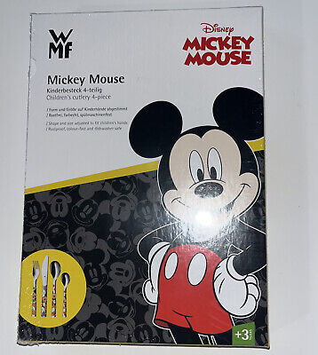 WMF Kinderbesteck-Set 4-tlg. Mickey Mouse Cromargan  Edelstahl Rostfrei 18/10