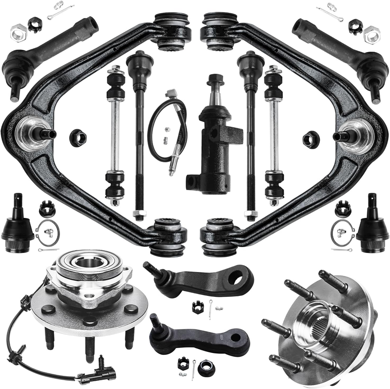 15pc Front Suspension for 4WD Chevy GMC Silverado Sierra Yukon XL Avalanche 1500