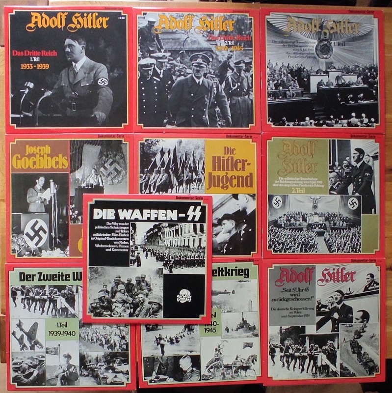 Disques Vinyles Adolf Hitler Dokumentar SÃ©Rie World War Ii Guerre Mondiale Nazi