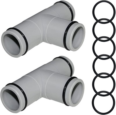 1.25 Inch T-Connector Pool Hose Adapter T-Connector Pool Hose Connector Fitting