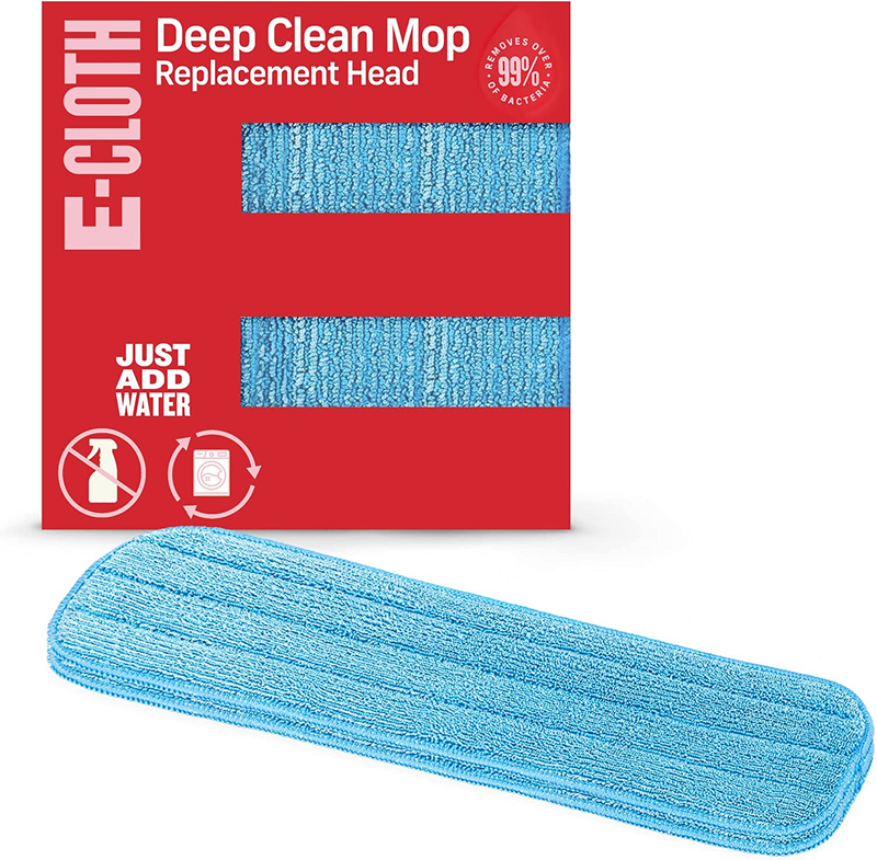 E-Cloth Deep Clean Mop Head, Microfiber Mop Head Replacement for Floor Cleaning,