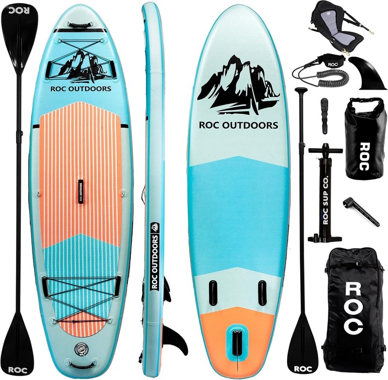 Roc Inflatable Stand up Paddle Boards 10 Ft 6 in